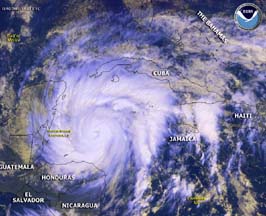 Hurricane Michelle Nov 2, 2001